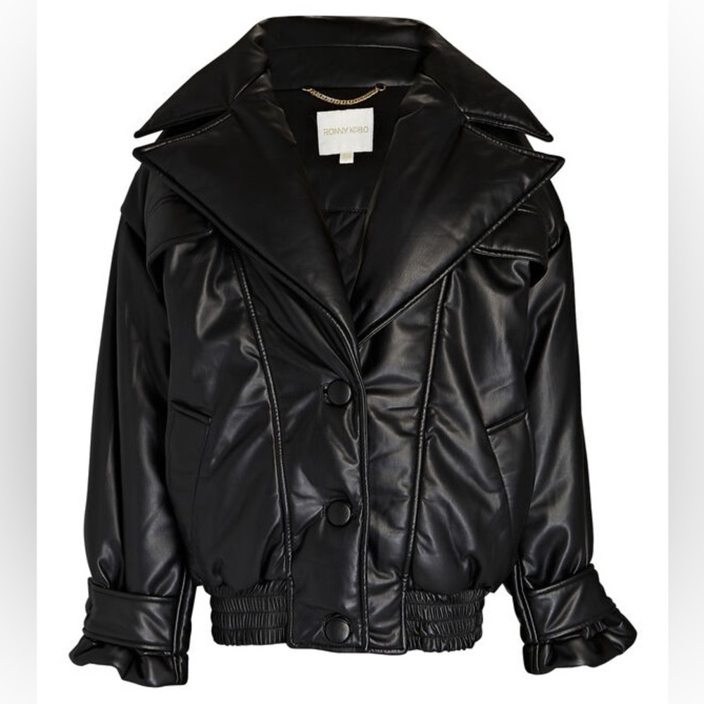 RONNY KOBO
Camile Faux Leather Jacket XS